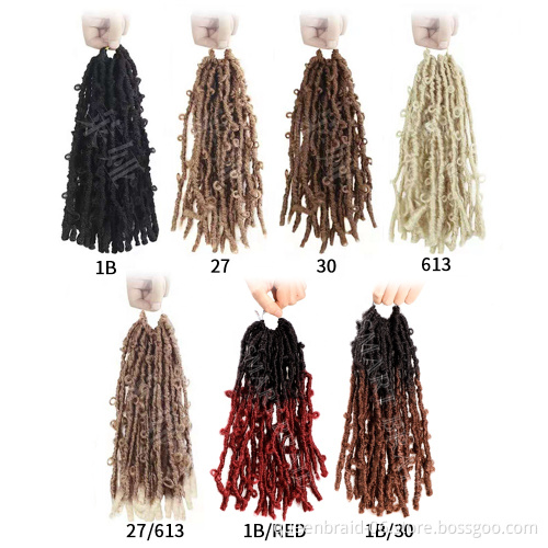 Butterfly Locs Hair 12inch Pre-twisted Locs Crochet Hair Easy Installed Natural 1B # Weave Master Twist Braids Crochet Hair